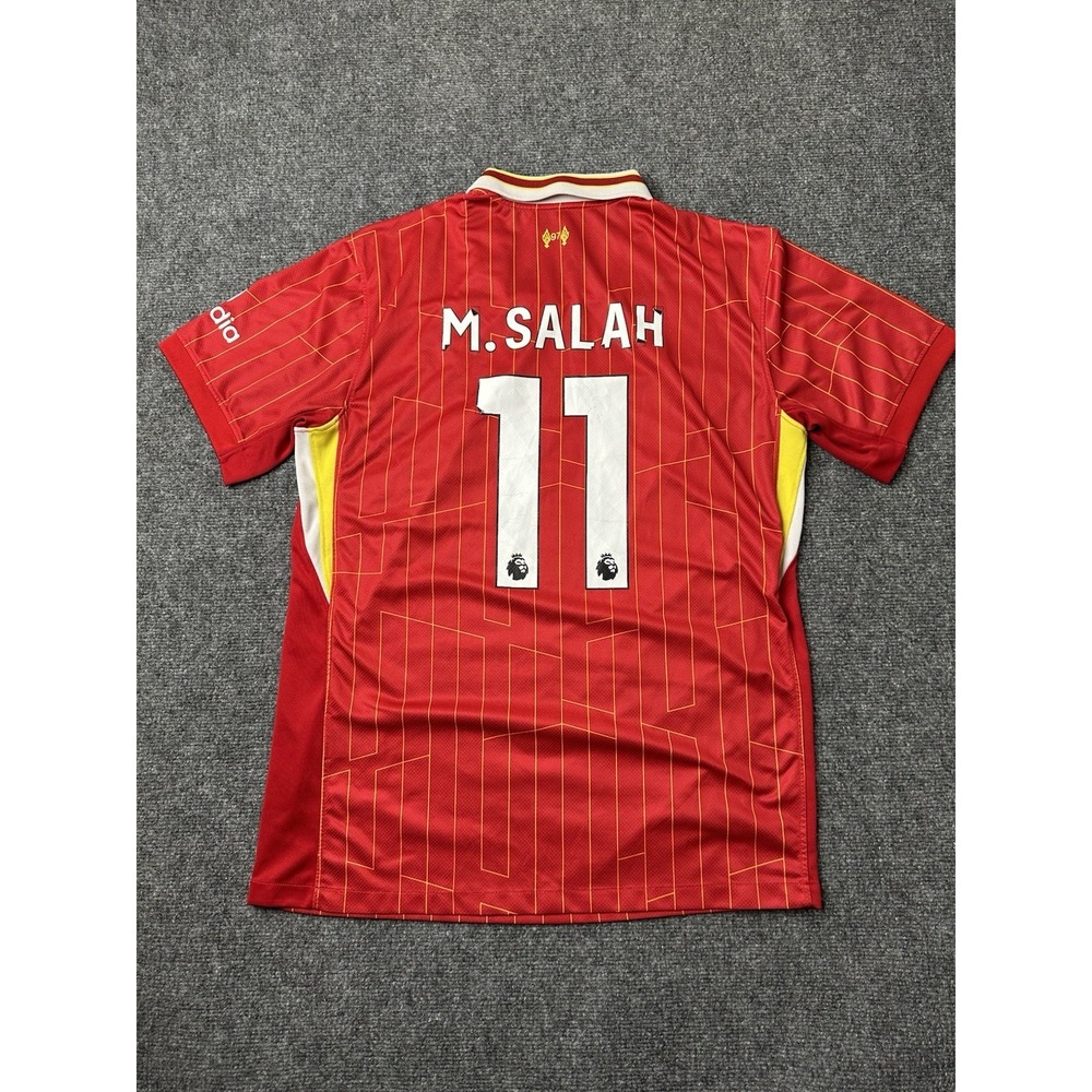 Mens Soccer Nike Liverpool Salah #11 Red Home Jersey 2021, Size XL